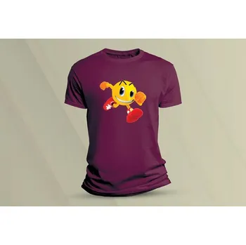 Dětské bavlněné tričko Pac-Man Ghostly Adventures. velikost 104 Vínová