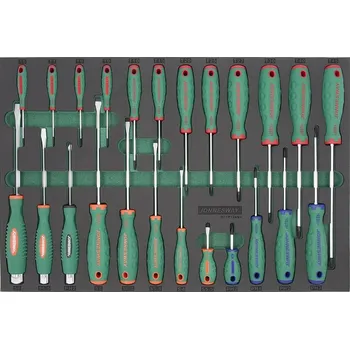 Gola sada Modul pěnový - sada šroubováků, do dílenského vozíku, 24 ks - JONNESWAY D71P124SV