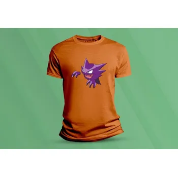 Chlapecké tričko Dětské bavlněné tričko Pokémon Haunter. velikost 152 (12-13 let) Oranžová