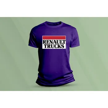 Chlapecké tričko Dětské bavlněné tričko Renault Trucks 3. velikost 116 (5-6 let) Purpurová