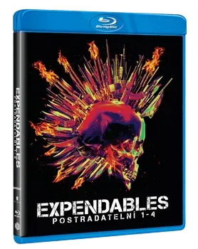 Blu-ray film Expendables: Postradatelní 1-4 (2010, 2012, 2014, 2023)