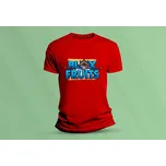 Dětské bavlněné tričko Blox Fruits. Červená velikost M