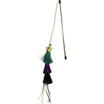 Hračka pro psa Happy Pet Products Ltd Vábnička Gemstone Forest Tassel Tree hvězda se střapci HP 40cm