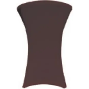 Jídelní stůl Potah Verlo na stoly Coctail 80, kulatý – čokoláda