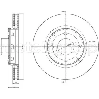 Brzdový kotouč Brzdový kotouč METELLI 23-1236C