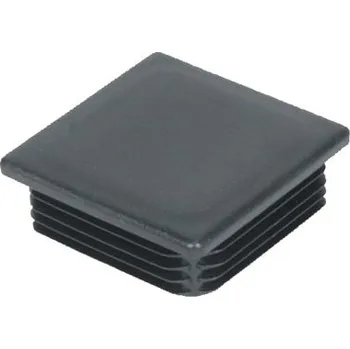 Ventilace zátka čtvercová 100mm LDPE ČER