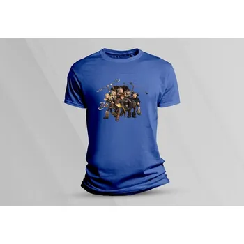 Chlapecké tričko Dětské bavlněné tričko Jak vycvičit draka 3. Královsky modrá velikost 104