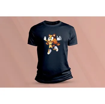 Dětské bavlněné tričko Sticks. Tmavě šedá velikost S