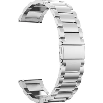 Příslušenství k chytrým hodinkám Madvell Kovový řemínek ocelový tah stříbrná 22mm