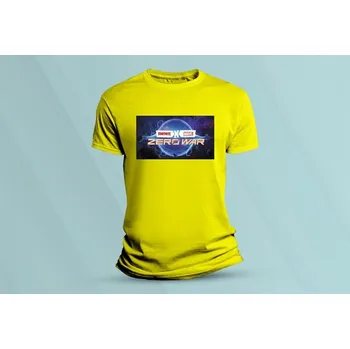 Dětská móda Dětské bavlněné tričko Fortnite x Marvel. Žlutá velikost 128 (7-8 let)