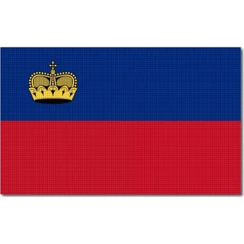 Vlajka Pelisport Lichtenštejnská vlajka 6 x 4 cm