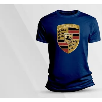 Dětské tričko s potiskem Porsche velikost 104 Námořnická modrá