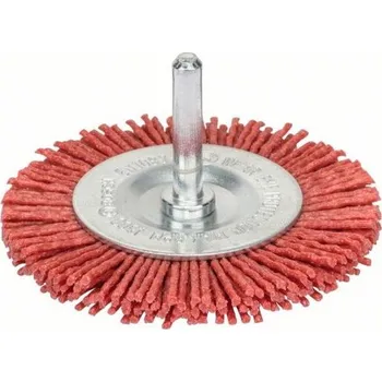 Brusný kotouč Brusný nylonový kartáč s korundem K80, průměr 75mm, stopka 6mm