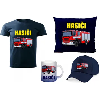 Dekorace do dětského pokoje SCANIA CAS 20 dárkový set 146 (dětský dárkový set HASIČI)
