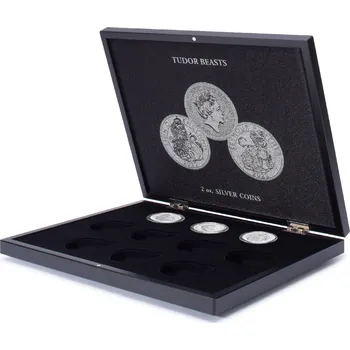 Obal pro sběratelský předmět Leuchtturm Kazeta pro 10 stříbrných mincí Tudor Beasts