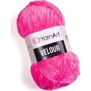 Příze YarnArt Velour příze velur: Velour 860 růžová +doprava zdarma při nákupu nad 1990 Kč+dárek zdarma