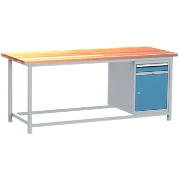 Dílenský stůl Svařovaný dílenský pracovní stůl DPJ202, šíře 2000 mm, slevy