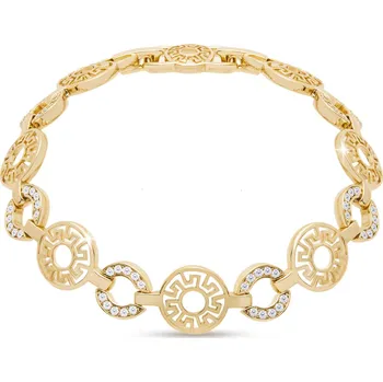 Náramek Ellami SOFIA 2431 Pozlacený náramek kruh se zirkony Ellami