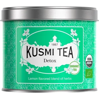 Čaj Kusmi Tea Detox zelený čaj s citronem BIO sypaný čaj 100 g