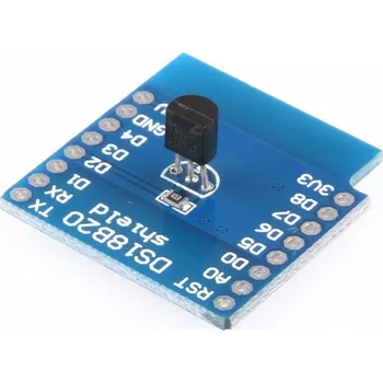 Elektronická stavebnice LaskaKit_cz WeMos D1 mini DS18B20 shield