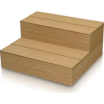 Canadian Spa International® Schodiště Lacan MINI - S03/ PACIFIC BROWN - 29890-S03