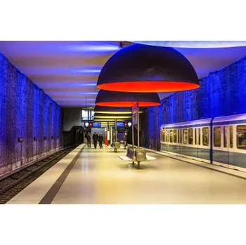 Plakát Plakát, Obraz - Westfriedhof Metro Station, the platform, Massimo Borchi/Atlantide Phototravel