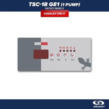 Gecko Alliance Gecko Ovládací panel TSC-18 GE1, 1 Pump (4 Buttons) - Polep/ nálepka - 9916-100239