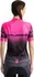 cyklistický dres CRUSSIS Cyklistický dres CSW-057 černý/růžový