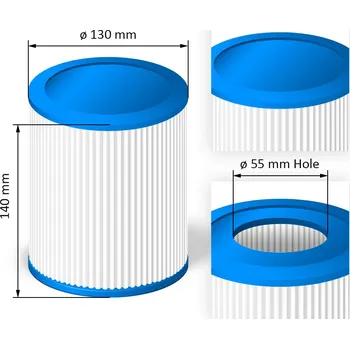 Bazénová filtrace Crystalline Pool Spa Filter Filtrační kartuše SC824