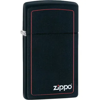 26055 Slim® Black Matte with Red Border