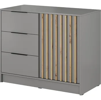 Komoda Komoda NELLY 2D | 105 cm | šedá