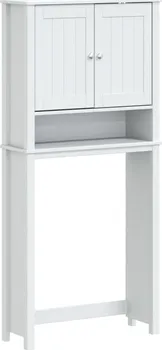 Koupelnový nábytek Skříňka nad pračku Berg 76 x 27 x 164,5 cm borovice bílá
