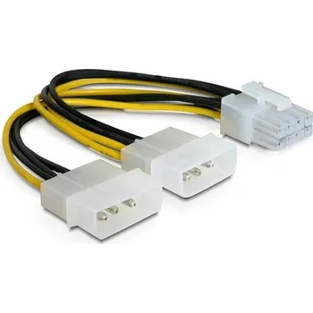 Kabel do PC Delock Power Adapter pro PCI Express karty z 2x 5,25" na 8-pin