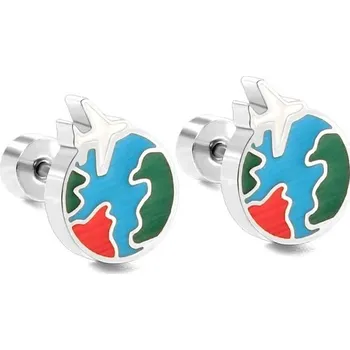 Náušnice Dívčí náušnice z nerezové oceli - 204S