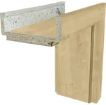 Obložková zárubeň Solodoor 70 P šířka 120 mm dub natur