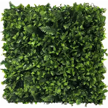 umělý živý plot MINI WALL GREEN Fern, dílec 50 x 50 cm (Realistická "živá" stěna)