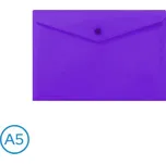 Obal spisový s klopou a drukem A5 neon Luma, fialový