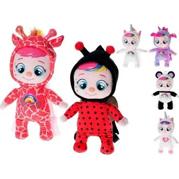 plyšák Batoh plyšové zvířátko 35cm 6druhů 0m+ v sáčku