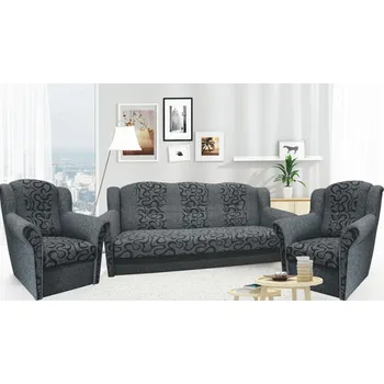 Obývací stěna FALCO Sedací souprava Agáta 3f+1+1 Optik/Orion 910462