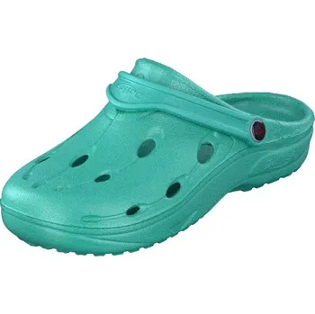 Dámská zdravotní obuv DUX Turquoise tyrkysová - relaxační dámské a pánské nazouváky Velikost DUX: XL (43) Termoaktivní materiál DUFLEX