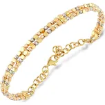 Lillian Vassago Pevný elegantní náramek v kombinovaném zlatě LLV06-GB117