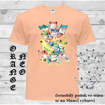panske-tricko_uv_potisk_zaby Barva: Orange neo - matně oranžová, velikost: L