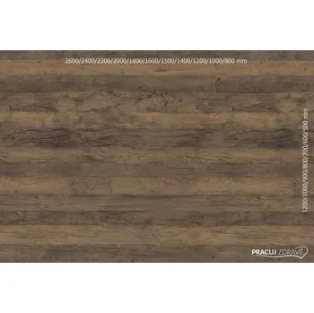 Kuchyňská pracovní deska Kronospan Stolová laminátová deska EXCLUSIVE DUB VINTAGE SANTA FE H1330 Rozměry stolové desky: 2000x800 mm :: výroba do 14 dní, Tloušťka stolové desky: 18 mm