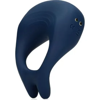 Loveline - nabíjecí vibrační kroužek na penis (modrý)