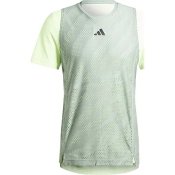 Pánské tričko Pánské tričko adidas MESH TEE PRO SILGRN/GRESPA M