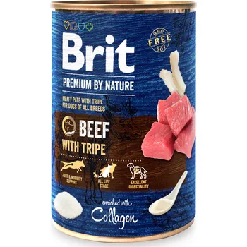 Brit Premium Dog by Nature konz Beef & Tripes 800g