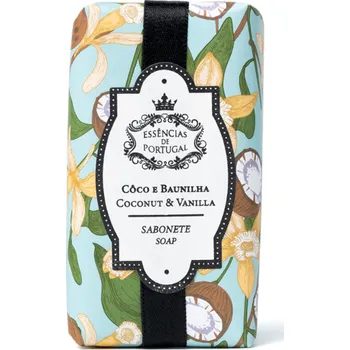 Mýdlo Essências de Portugal Kokos & Vanilka Tuhé mýdlo, 150 g