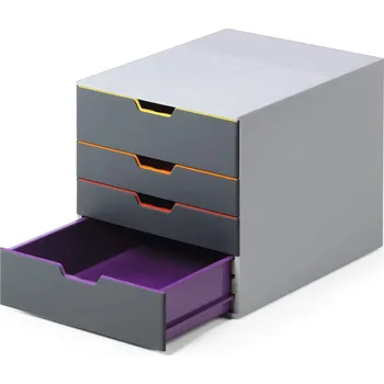 Úložný box Zásuvkový box DURABLE VARICOLOR 4 stylový úložný box se 4-mi zásuvkami