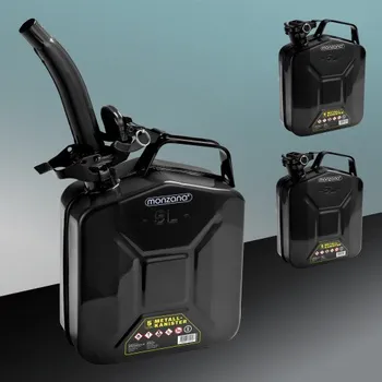 Kanystr FurniGO Kovové kanystry 5l - 3ks černý