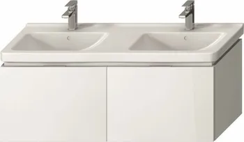 Koupelnový nábytek Jika CUBITO skříňka pod umyvadlo130cm 2 zásuvky bílý/bílý lak 4.5014.2.172.500.1